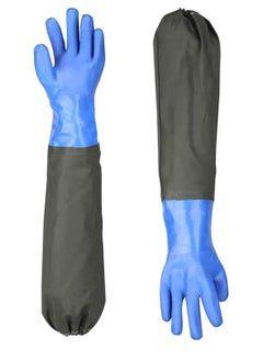 Y&D Plastic Gloves Pond Cleaning Drainage Full Arm Elastic Band PU Wear-Resistant Waterproof  - Image 1