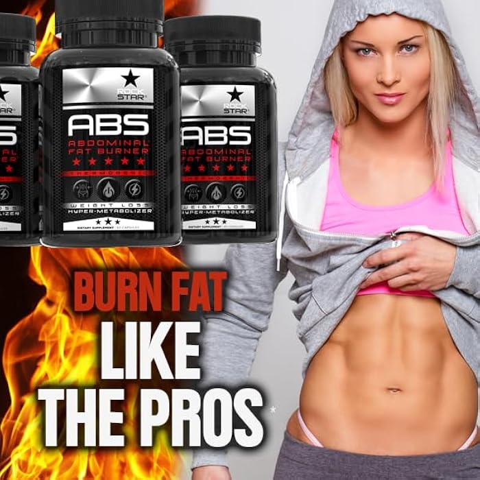 Rockstar Abs Dietary Supplement - Thermogenic Ab Fat Burner, Hyper Metabolizer - Belly Fat & 6 Pack Support, Weight Loss, GLP-1 & Metabolism Booster Pills for Men & Women – Targeted Abdominal Fat Loss - Image 4