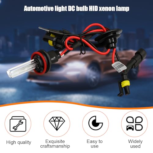FALVFUN 2PCS 9005 HID Car Xenon Bulbs, 35W 12V 6000K Waterproof Vehicle Headlight, Automotive Front High Low Beam Lamp Replacement Accessories, Universal for SUV Sedan Truck - Image 3
