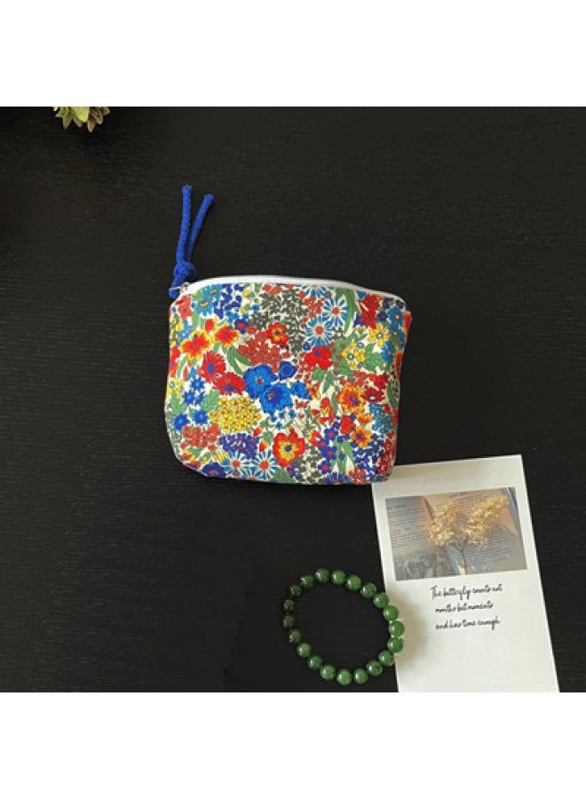 Hand Rope Small Bag Coin Purse Bank Card Lipstick Lipstick Girl Storage Bag Key Earphone Line Air Cushion Card Bag-Color:Margaret (coin Purse) - Image 1