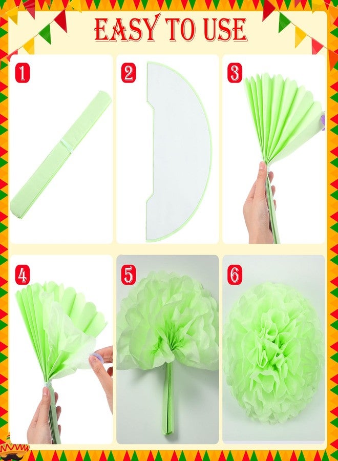 Funrous 68 Pcs Hispanic Heritage Month Decorations Spanish Classroom Bulletin Board Hispanic Heritage Bulletin Board Decoration Latin American Cutouts with 3D Pompom for Classroom Home Decor (Pompom) - Image 4