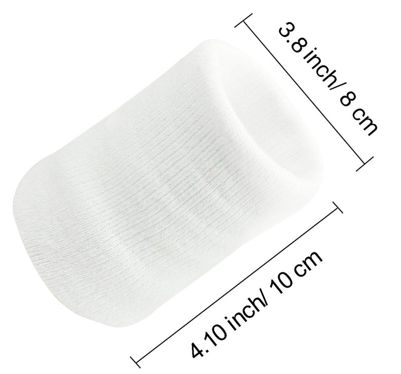 Neska Moda Unisex White and Navy Pack of 2 Cotton Wrist Band - Image 2