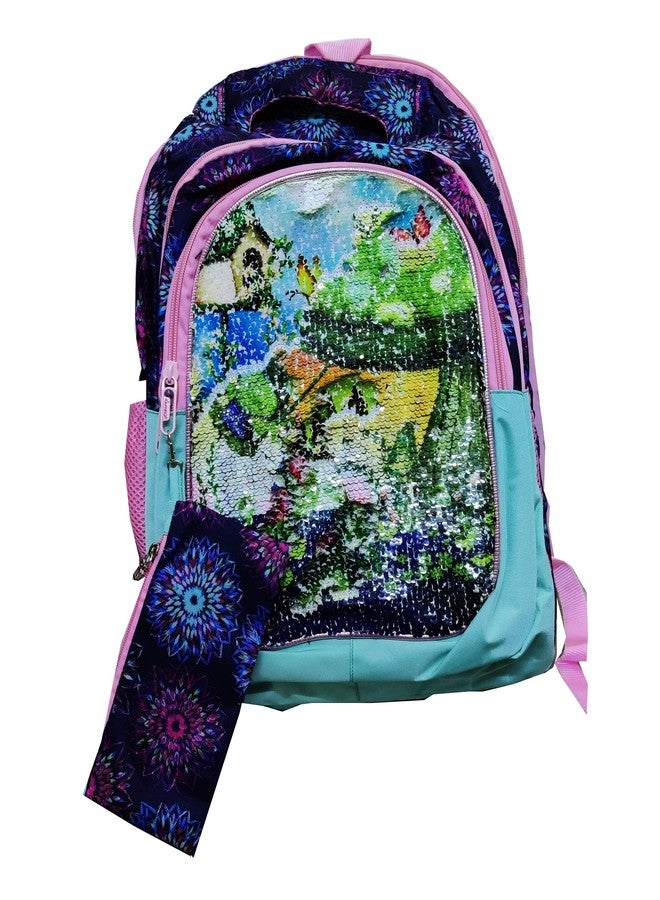 ARTBOX Sequinn Big Size Branded Quality Product 18 inch Size School Bag for Senior Girls Students with Air Flow Technology - Image 5
