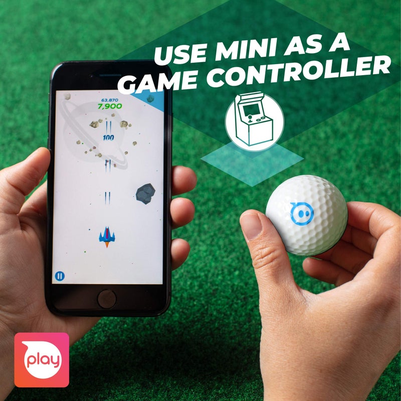 Sphero Mini Golf (White) - Coding Robot Ball - Educational Coding and Gaming for Kids and Teens - Bluetooth Connectivity - Interactive and Fun Learning Experience for Ages 8+ - Image 3