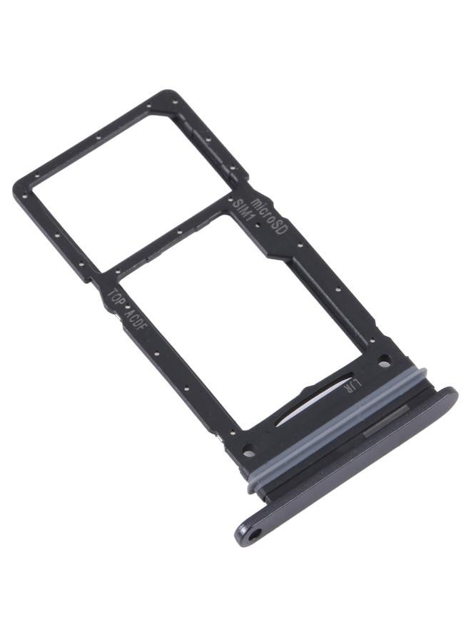 For Samsung Galaxy A34 SM-A346 Original SIM Card Tray + SIM / Micro SD Card Tray (Black) - Image 2