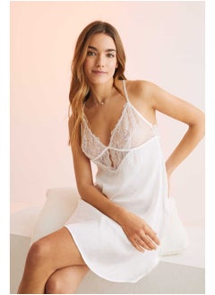 Lace short nightgown