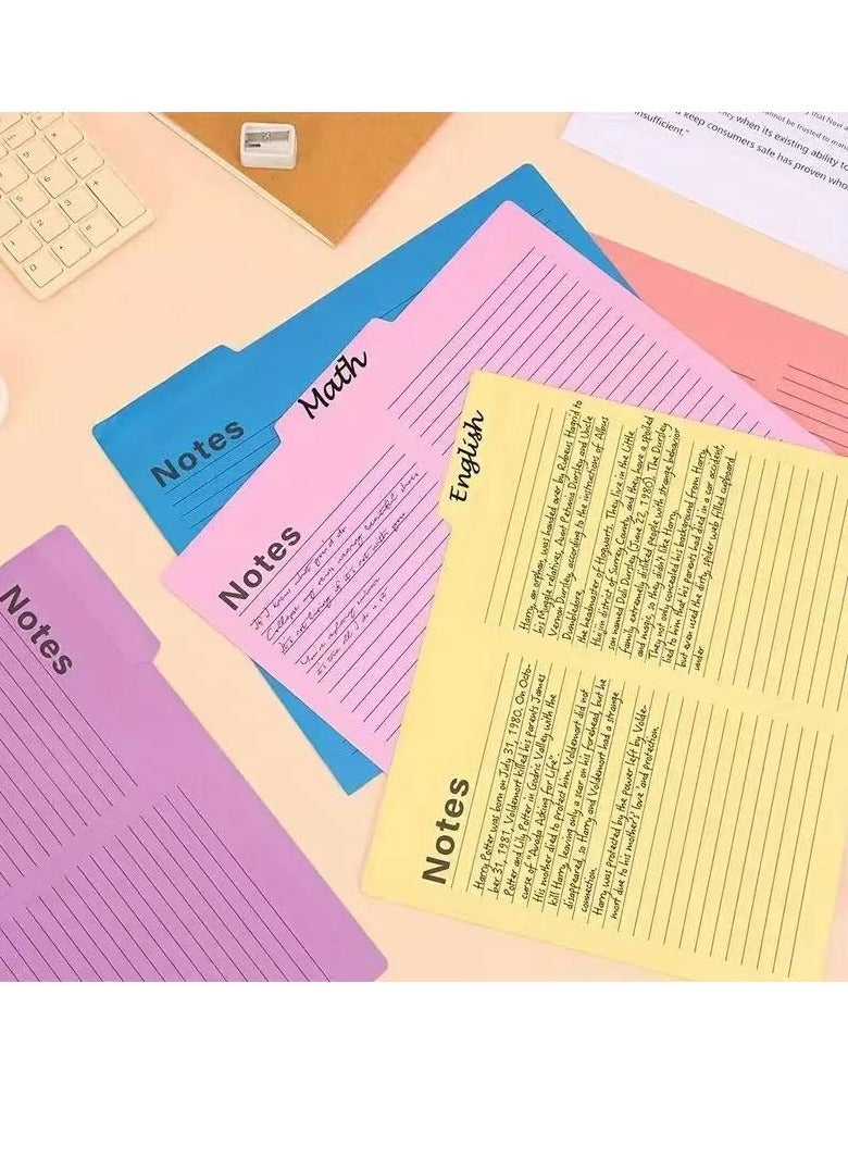 مجلدات ملونة، مجلد ملفات بلاستيكي مكون من 12 قطعة، منظم فرز البيانات المكتبية A4، منظم معلومات العمل الدراسي (12 ألوان) - Image 3