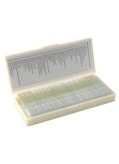 NIBEMINENT 50-Piece Portable Biological Glass Sample Microscope Slides Set Clear  - Image 1