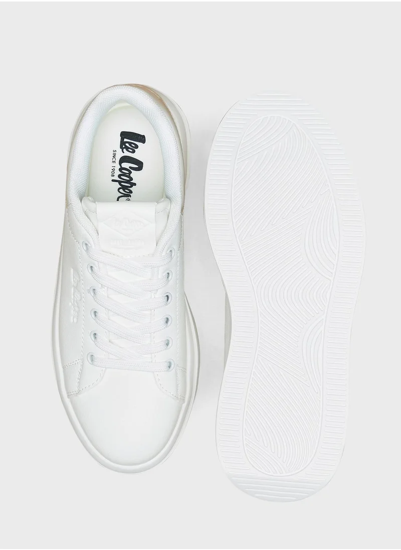 Lee Cooper Lace Up Low Top Sneakers