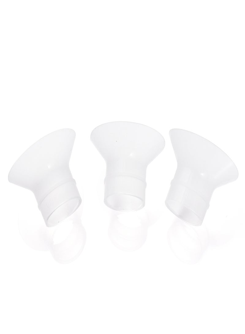 Horigen Electric Breast Pump Replacement Accessory with 3pcs 21mm Flange Inserts Soft Silicone Adapter for XN/MD-2267A Wearable Breast Pump - Image 5