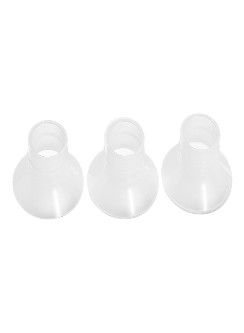 Horigen Electric Breast Pump Replacement Accessory with 3pcs 21mm Flange Inserts Soft Silicone Adapter for XN/MD-2267A Wearable Breast Pump - Image 1