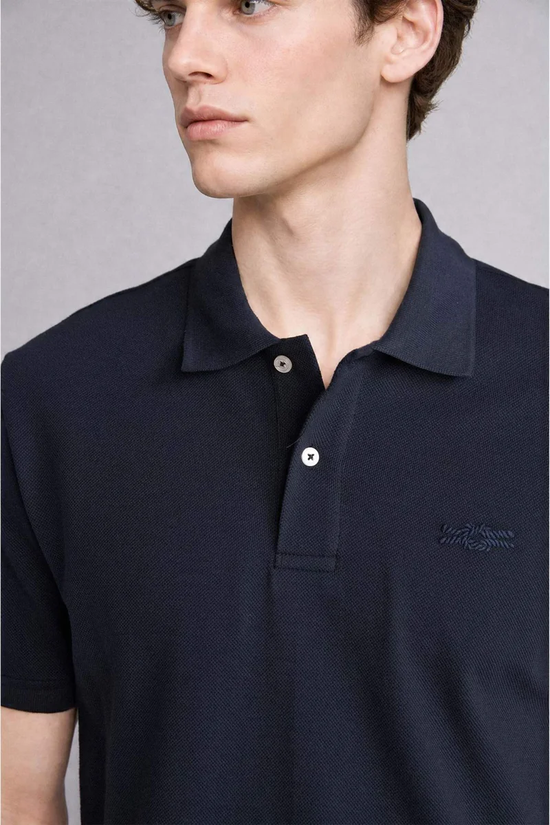 ديفاكتو Regular Fit Short Sleeve Polo T-Shirt