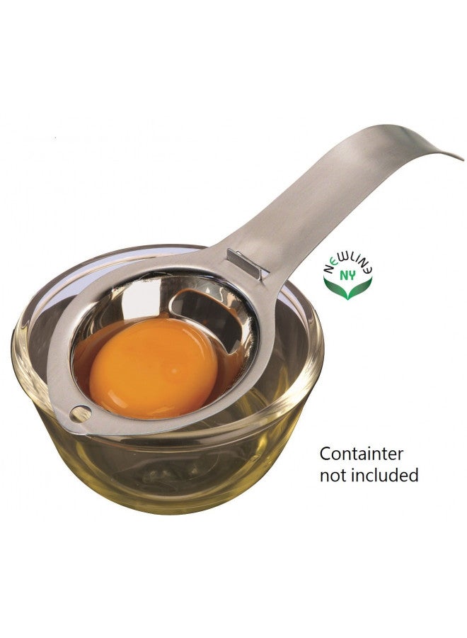 Newline NY Stainless Steel Egg Strainers Separates Egg Yolk and Whites Kitchen Tool - Image 2