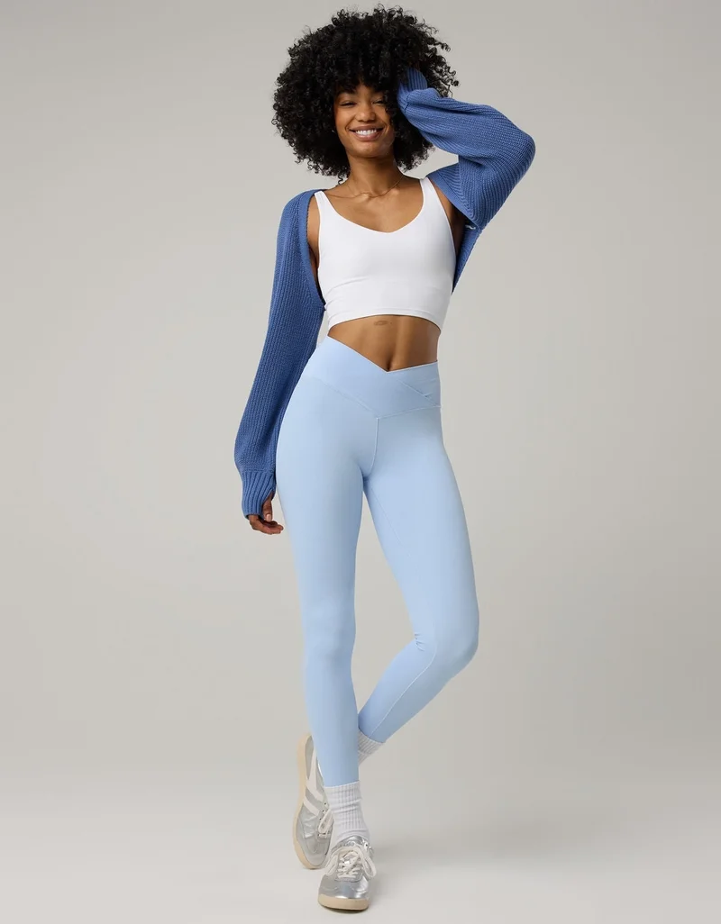 Aerie  OFFLINE By Aerie Real Me High Waisted Crossover Legging for Women | Best Price UAE