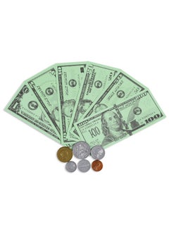 Learning Advantage Classroom Money Kit - Set Of 1,000 Bills And Coins - Designed And Sized Like Real Us Currency - Teach Currency, Counting And Math With Play Money - Includes Storage Tray And Lid  - Image 5