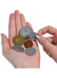 Learning Advantage Classroom Money Kit - Set Of 1,000 Bills And Coins - Designed And Sized Like Real Us Currency - Teach Currency, Counting And Math With Play Money - Includes Storage Tray And Lid  - Image 4