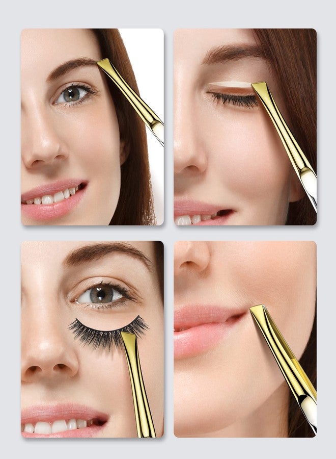 llano Tweezers, Professional Precision Eyebrow Tweezers for Women and Men, Stainless Steel Slanted Hair Removal Plucker Makeup Tool for Brow, Facial Hair, Blackhead and Splinter - Image 4