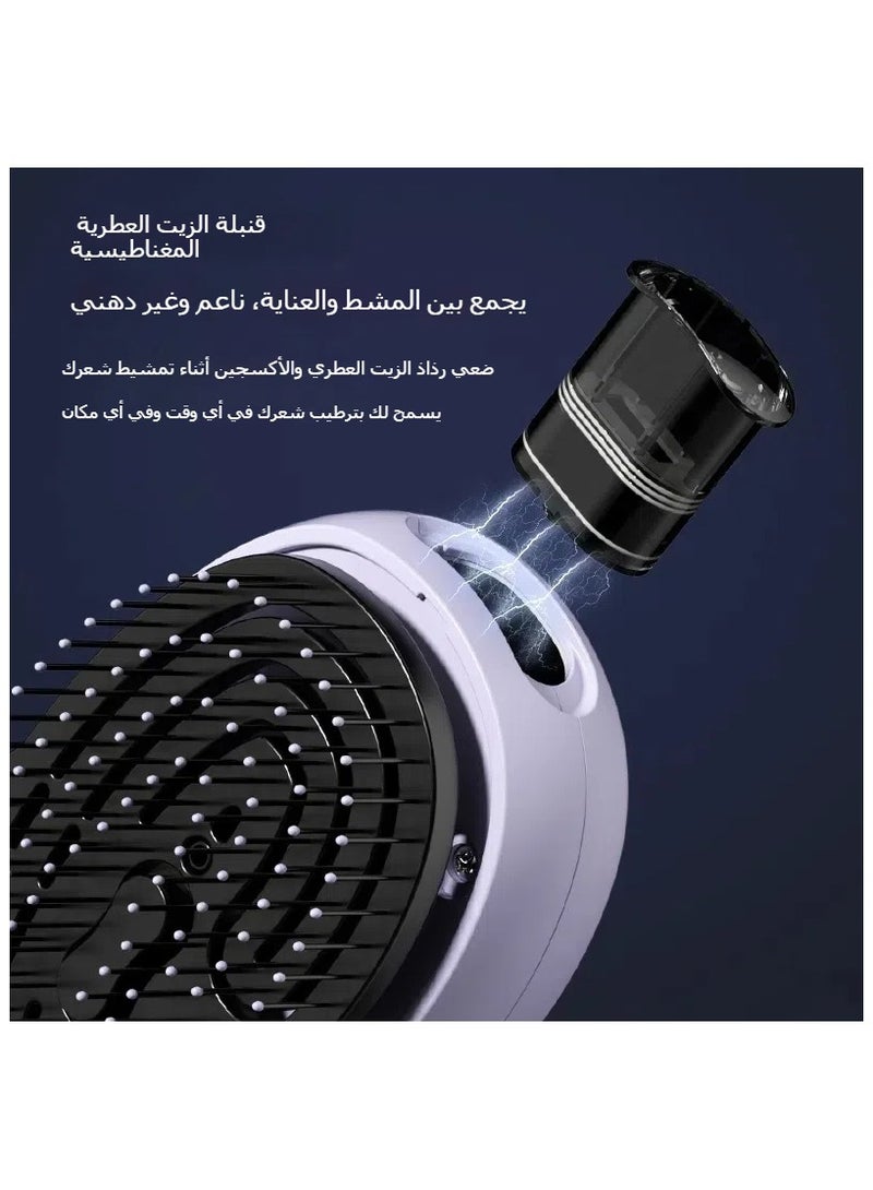 general Electric Head Massager Comb Essential Oil Atomization Electric Massage Comb Essential Oil Detangling Comb Portable Electric Comb - Image 3