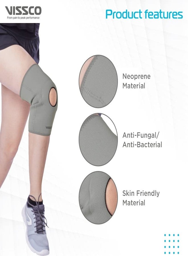 Vissco Neoprene Knee Brace/Patella, Supports the Knee & Reduces Pressure on the Patella - XXL - Image 4