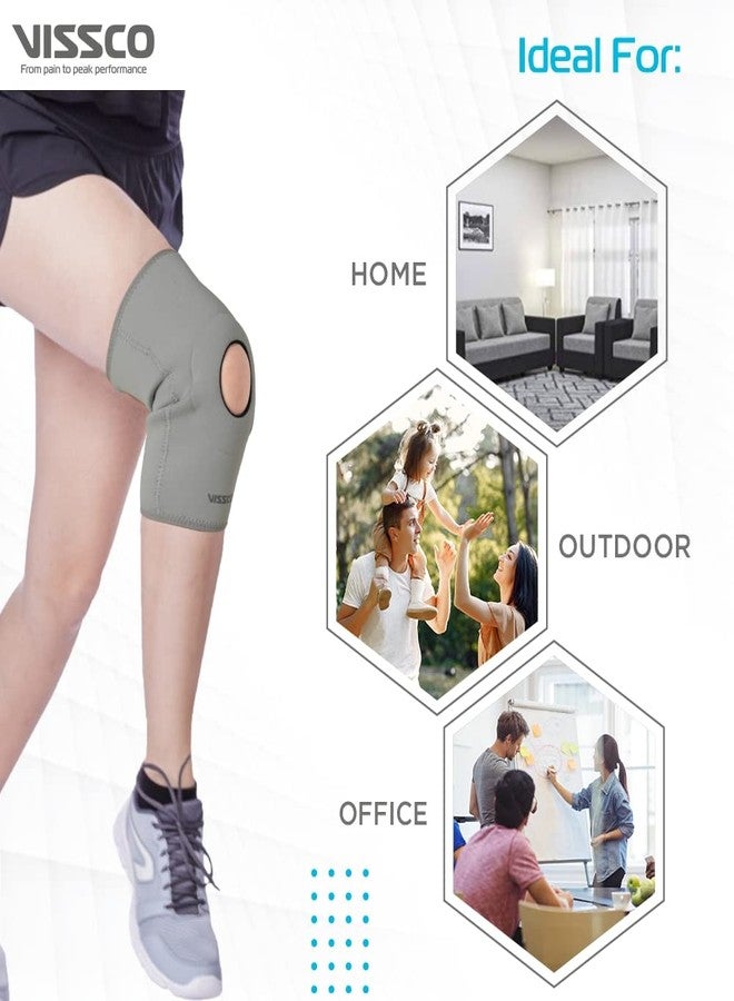 Vissco Neoprene Knee Brace/Patella, Supports the Knee & Reduces Pressure on the Patella - XXL - Image 5