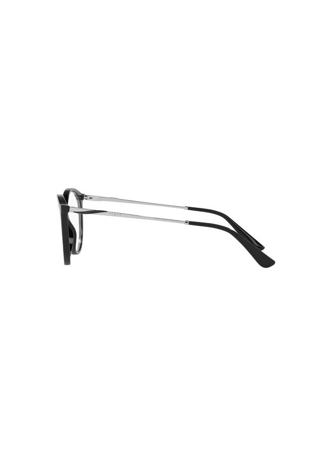 Vogue Eyewear Women'S Vo5387 Oval Prescription Eyewear Frames, Black/Demo Lens, 53 Mm  - Image 4