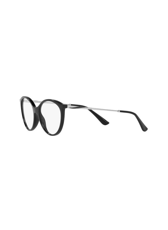 Vogue Eyewear Women'S Vo5387 Oval Prescription Eyewear Frames, Black/Demo Lens, 53 Mm  - Image 3
