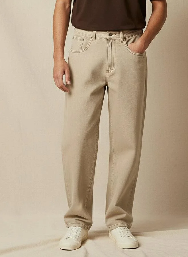 2Xtremz Lee Cooper Men Baggy Fit Mid-Rise Jeans