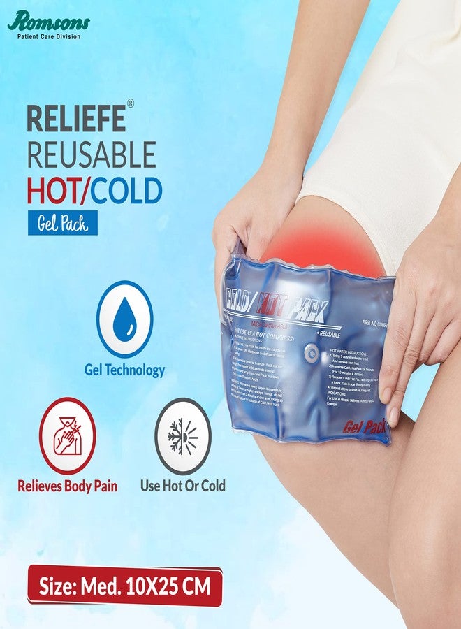 Romsons Reusable Hot & Cold Gel Ice Pack (Medium) for Pain Relief – Soft & Flexible Gel Pack for Shoulder, Knee, Back & Neck Injuries - Image 4