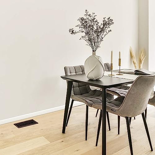 Decor Grates AJH412-RB Oriental Floor Register, 4x12 Inches, Rubbed Bronze Finish - Image 2