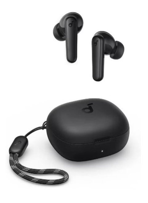True Wireless in-Ear Earbuds, TWS with 30H+ Playtime, Clear Calls & High Bass IPX5-Water Resistant, Connect App with 22 Preset EQs, Quick Connectivity, Black