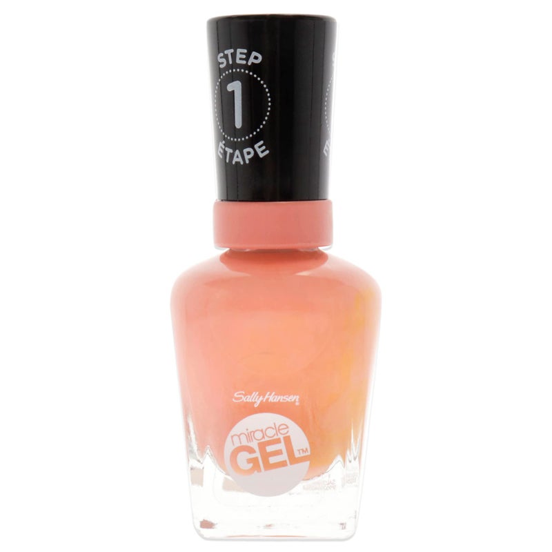 Sally Hansen Miracle Gel Nail Polish Shade Malibu Peach 379 Packaging May Vary
