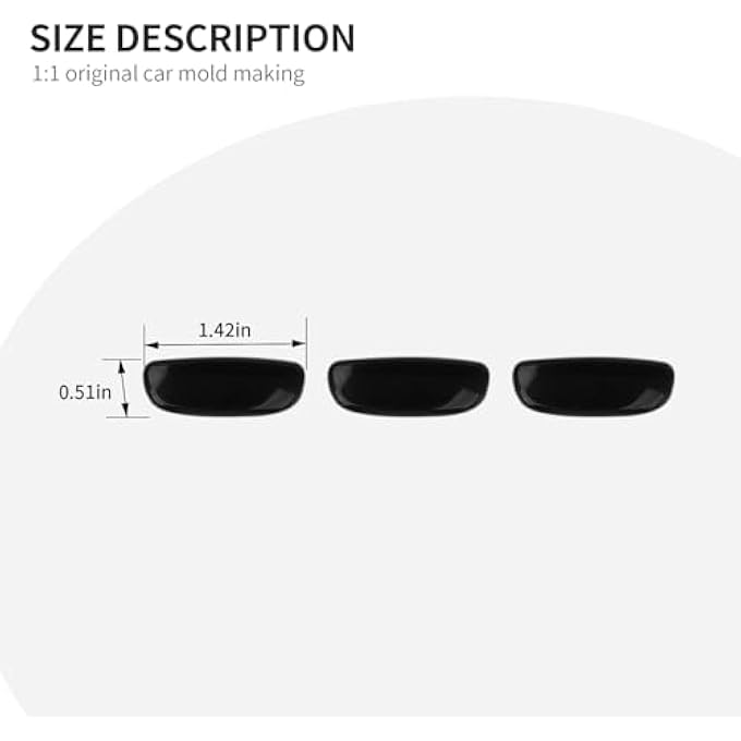 rayihni Grille Light Covers Compatible With Bronco Raptor 20222025 Front Grille Lamp Guard Trim Bezels Decoration Accessories For Bronco Raptor Exterior AccessoriesSmoke Dark - Image 4