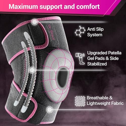 DR. BRACE ELITE Knee Brace with Side Stabilizers & Patella Gel Pads for Maximum Knee Pain Support and fast recovery for men and women-Please Check How To Size Video (XX-Large, Orion) - Image 3