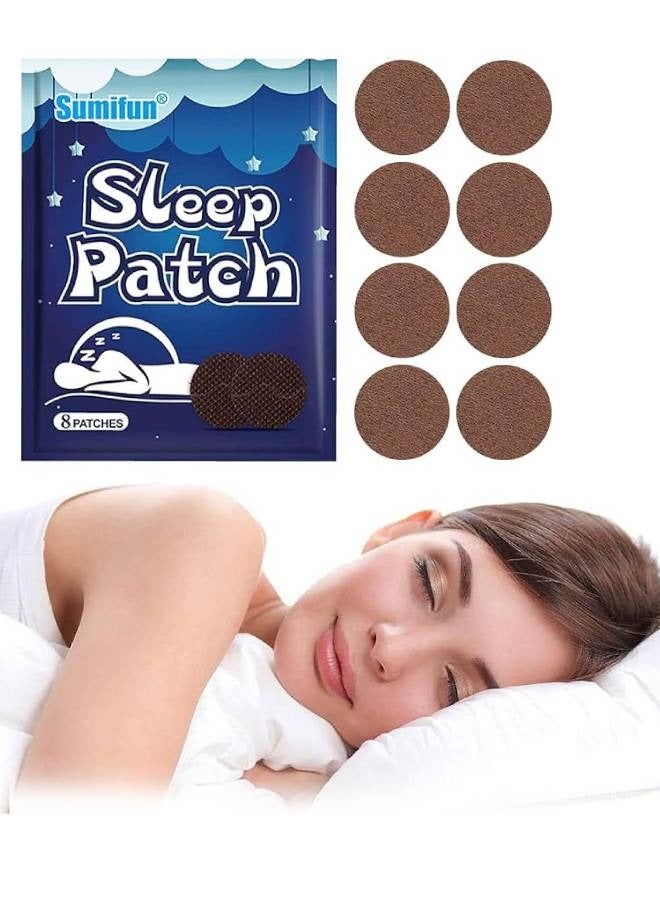 Sumifun 8 قطع لاصقات النوم العشبية لتحسين جودة النوم لاصقات النوم الطبيعية لعمق النوم لاصقات الاسترخاء للجسم لاصقات تخفيف التوتر لاصقات النوم - Image 1