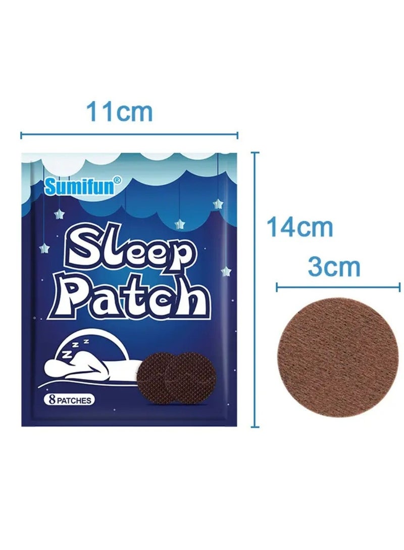 Sumifun 8 قطع لاصقات النوم العشبية لتحسين جودة النوم لاصقات النوم الطبيعية لعمق النوم لاصقات الاسترخاء للجسم لاصقات تخفيف التوتر لاصقات النوم - Image 4