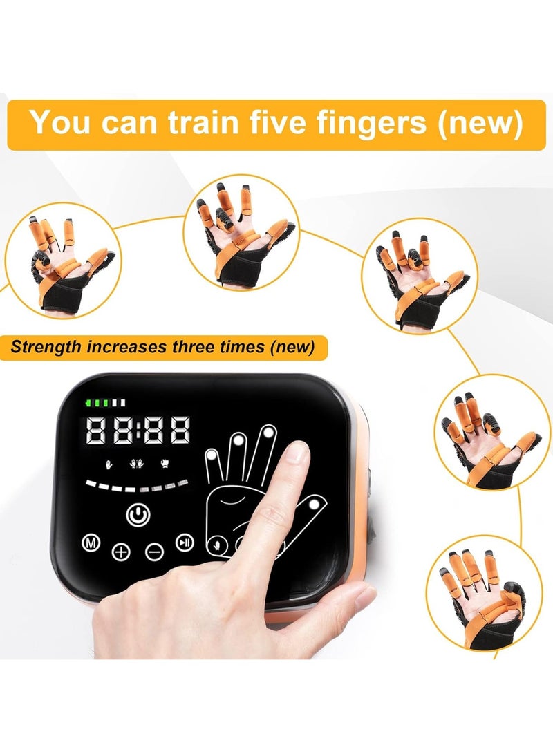 KASTWAVE قفازات روبوتية قابلة للتأهيل للتعافي من السكتة الدماغية، جهاز تدريب اليد لمرضى الشلل النصفي، تقويم الأصابع - تخفيف طويل الأمد لتشنجات الأصابع - Image 5