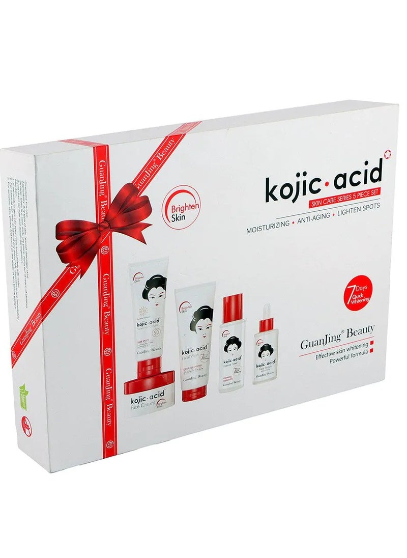 GuanJing Beauty Anti-Aging Skin Care Set with Kojic Acid  - Image 2