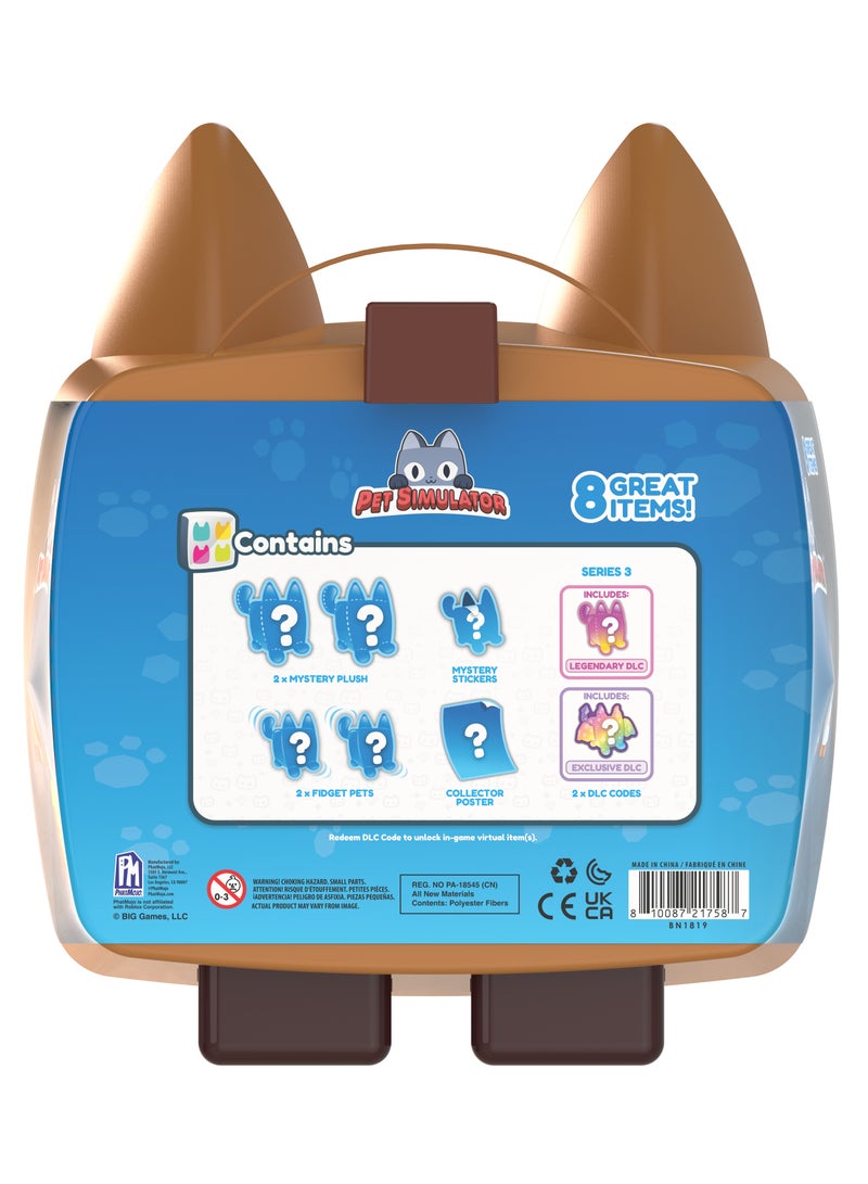 Pet Simulator X Collector Bundle Fox with 8 Incredible Items Inside! | 2 DLC Codes Included! | Collectible Plush Toy | Collectible Fidget Pet | Soft Toy | Perfect for Kids, Gamers and Collectors - Image 4