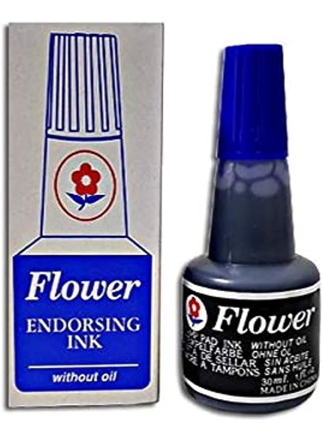 إيروريكس زجاجة زهرة من الحبر الأزرق للختم الأزرق - Image 1