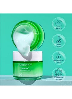 Aqualogica Hydrate+ Gel Moisturizer With Coconut Water & Hyaluronic Acid For Day & Night For Men & Women - For Normal, Dry & Combination Skin -100G  - Image 2
