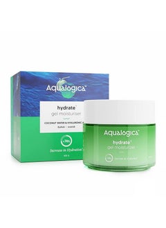 Aqualogica Hydrate+ Gel Moisturizer With Coconut Water & Hyaluronic Acid For Day & Night For Men & Women - For Normal, Dry & Combination Skin -100G  - Image 1