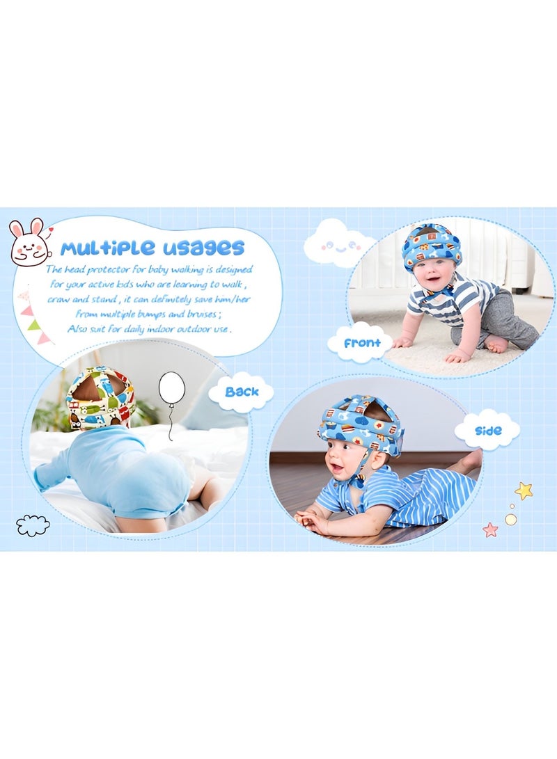REOCLE Baby Helmet Baby Head Protector Toddler Inflatable Helmets Adjustable Infant Helmet Head Protector Soft Head Guard for Crawling Walking  - Image 5