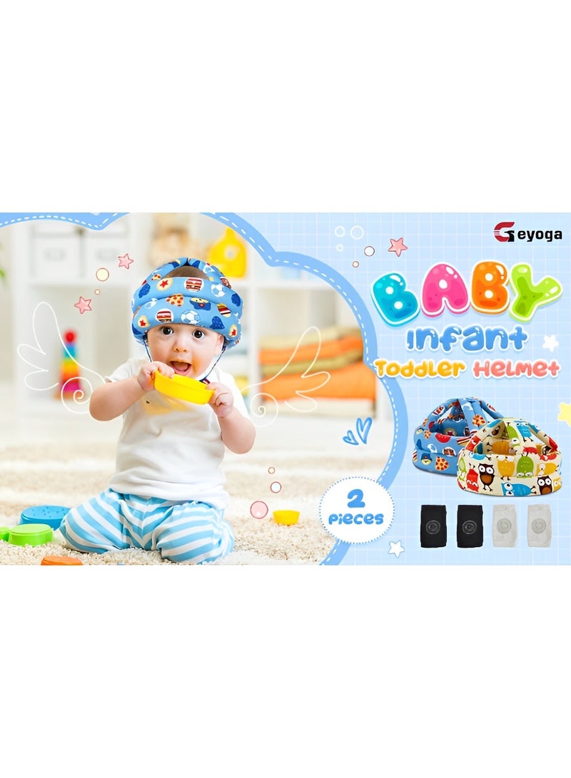 REOCLE Baby Helmet Baby Head Protector Toddler Inflatable Helmets Adjustable Infant Helmet Head Protector Soft Head Guard for Crawling Walking  - Image 3