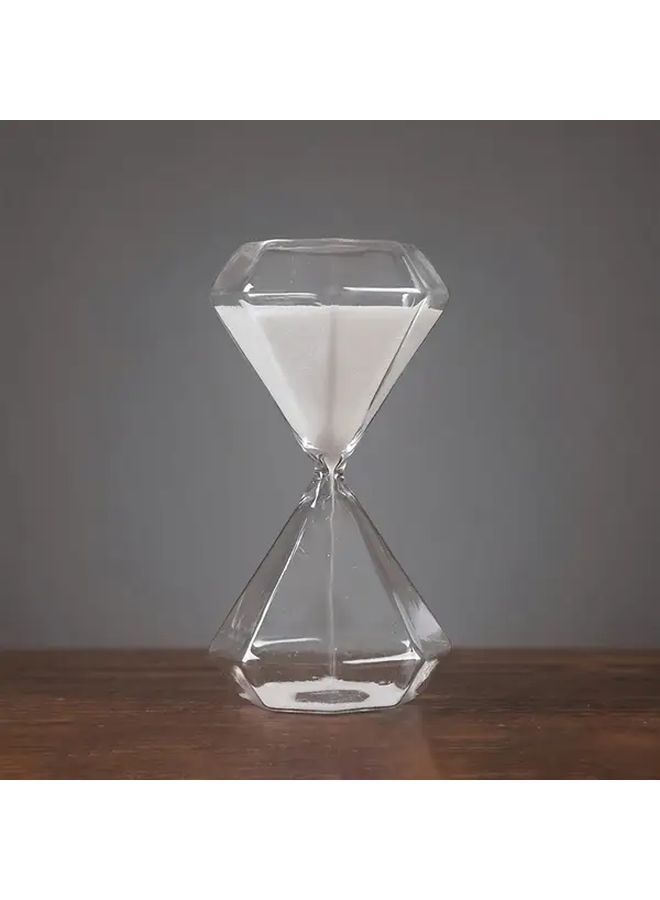 Sl018 Rhinestone Hourglass 15 Minute Sand Timer Diamond Shape Decor - Image 2