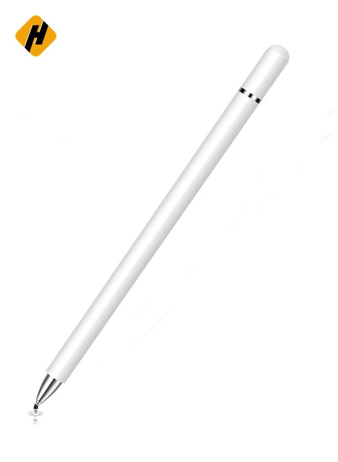 HuHa Stylus Pens for iPad Pencil, Capacitive Pen with Magnetic Cap, Universal for Apple/iPhone/ipad pro/Mini/Air/Android/Microsoft/Surface and Other Touch Screens, White  - Image 1