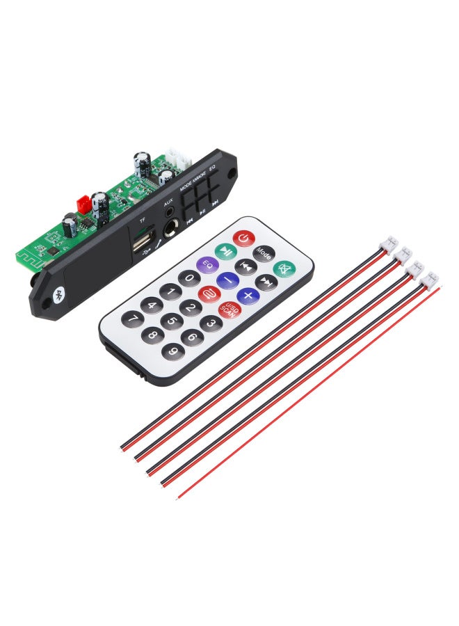 Support Microphone Karaoke 12v With Power Amplifier 2*40w Bluetooth Mp3 Decoder Board Color Screen With Recording Call Motherboard - Image 1