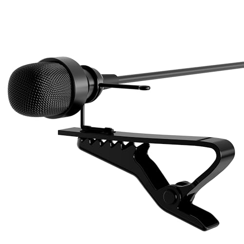 JK J K Pro Lavalier Lapel Microphone MIC-J 017 Unidirectional Condenser Microphone Compatible with Shure Wireless Transmitter Mini XLR Ta4f Plug - Image 3