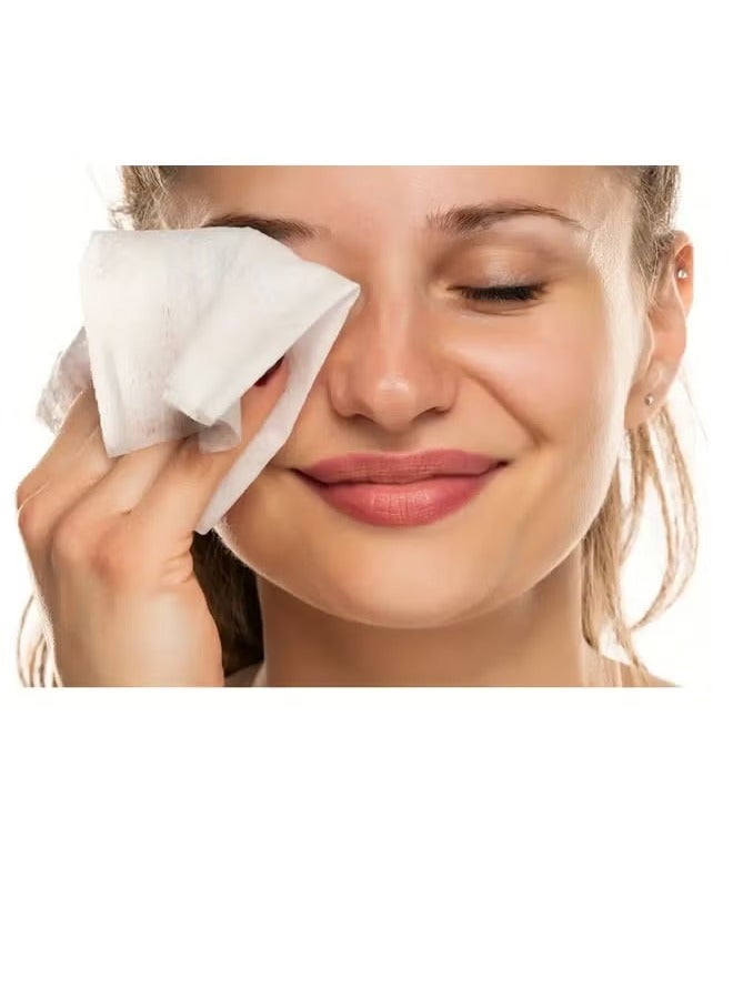 FLORUCCI Makeup Remover Cleansing Wipes with Soothing Aloe Vera and Refreshing Rose Extract for All Skin Types - 25pcs - Image 3