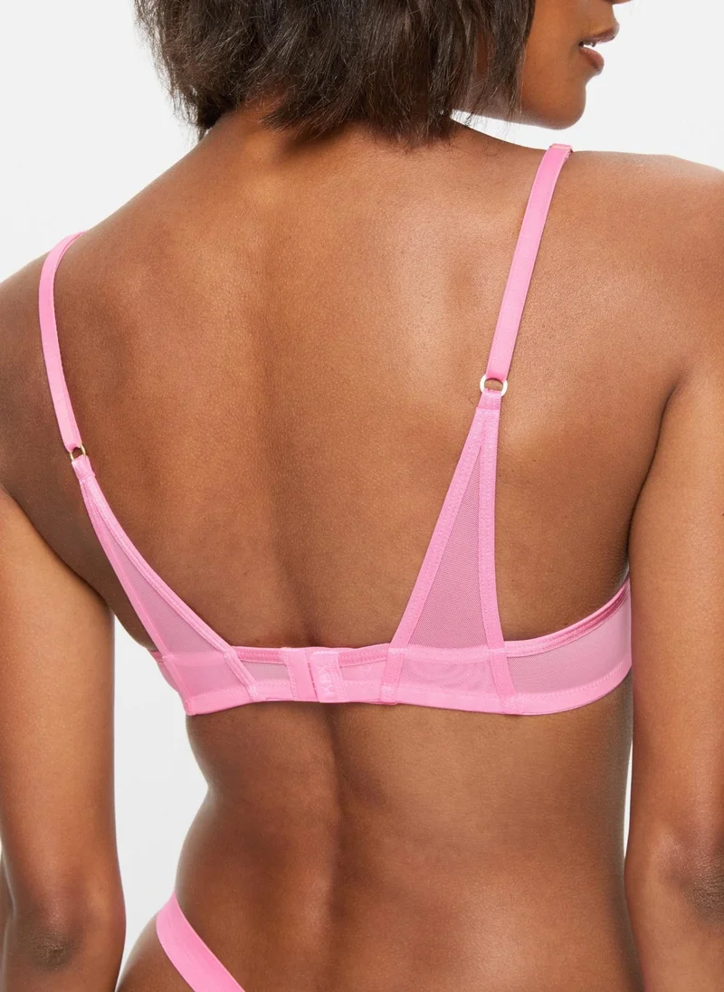 KBX KBX Zadie Non-Pad Plunge Bra Pink