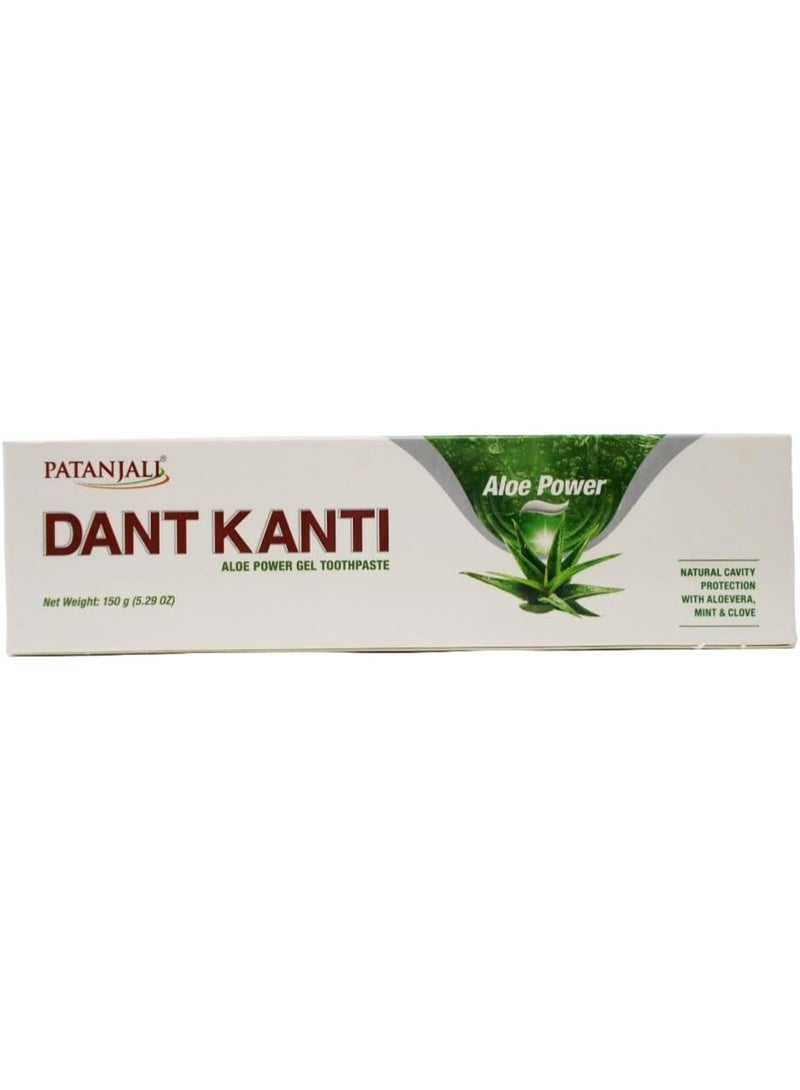 Patanjali Dant Kanti Aloe Power Gel Toothpaste 150 G - Image 5